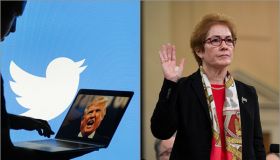 Trump Twitter and Marie Yavanovitch