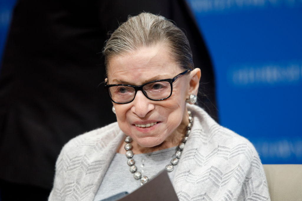 Supreme Court Justice Ruth Bader Ginsburg Delivers Remarks At Georgetown Law