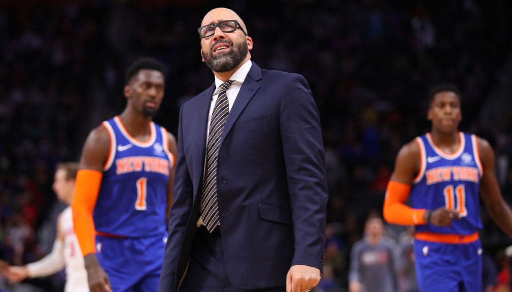 New York Knicks v Detroit Pistons