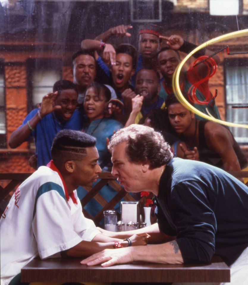 Lee, Aiello, & Others In 'Do The Right Thing'
