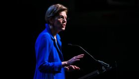 U.S. Senator And Presidential Candidate Elizabeth Warren Campaigns In NH