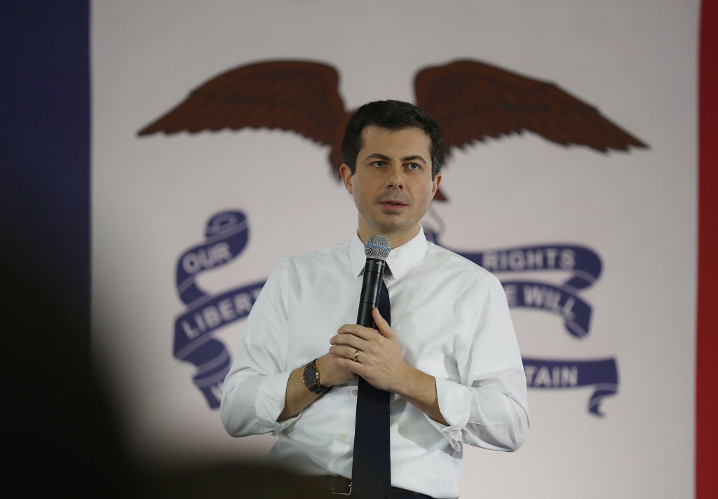 Presidential Candidate Pete Buttigieg Campaigns In Iowa