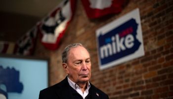 Democratic Presidential Candidate Mike Bloomberg Visits Philadelphia