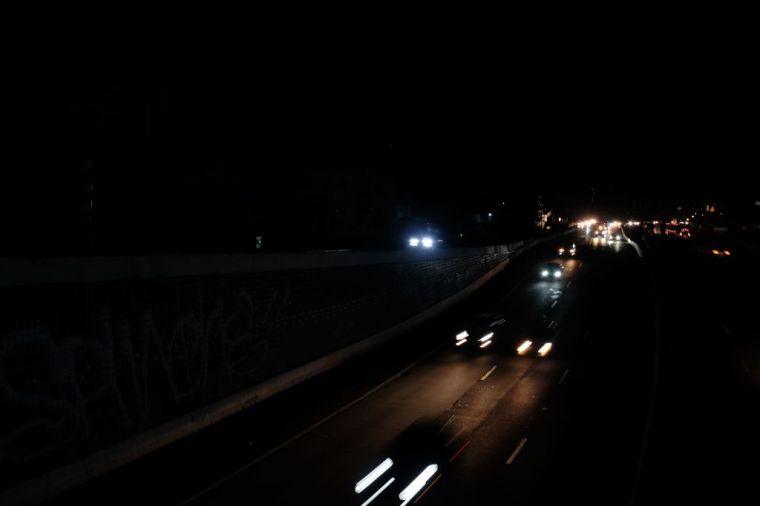 Plunged in darkness