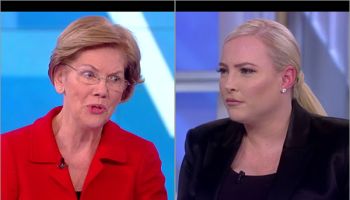 Elizabeth Warren and Meghan McCain on The View