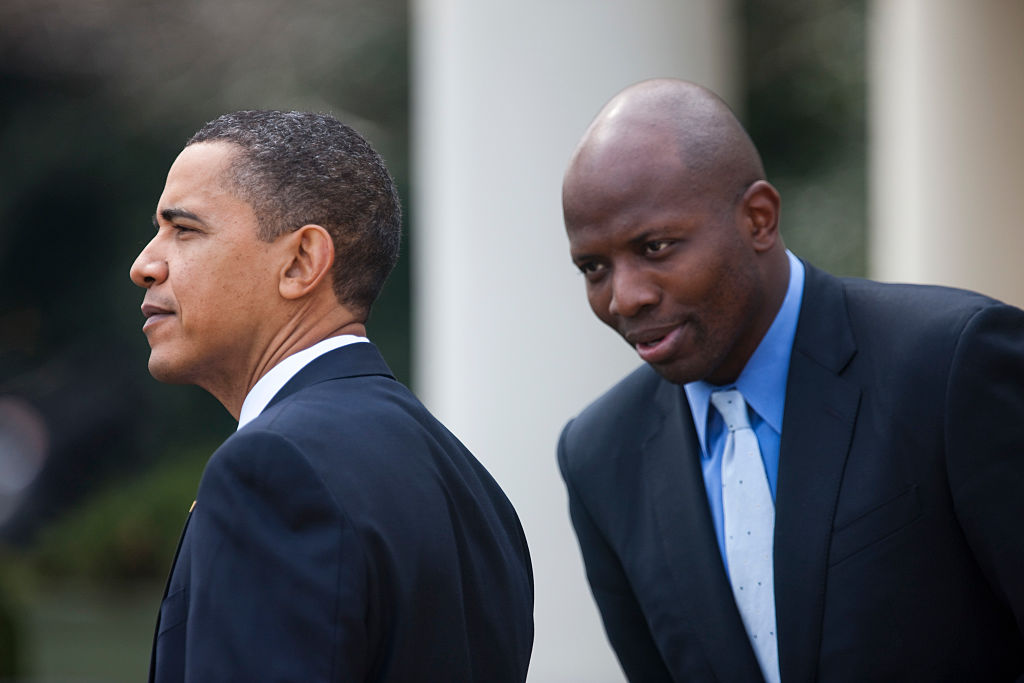 USA - Haiti - President Obama Welcomes President Preval