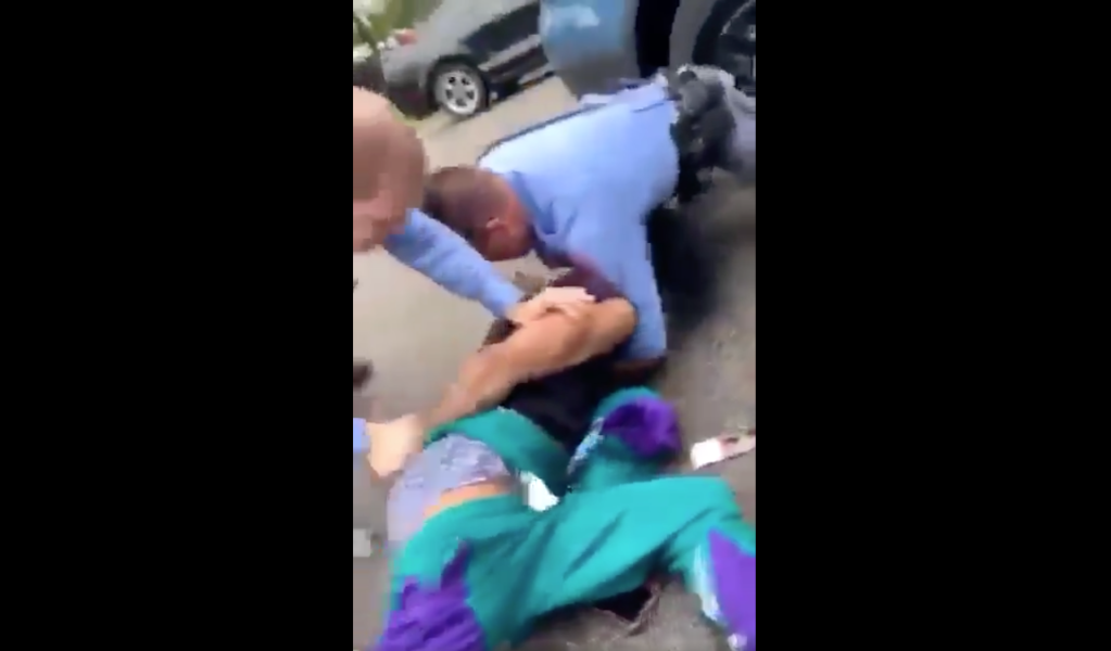 Raleigh police brutality viral video