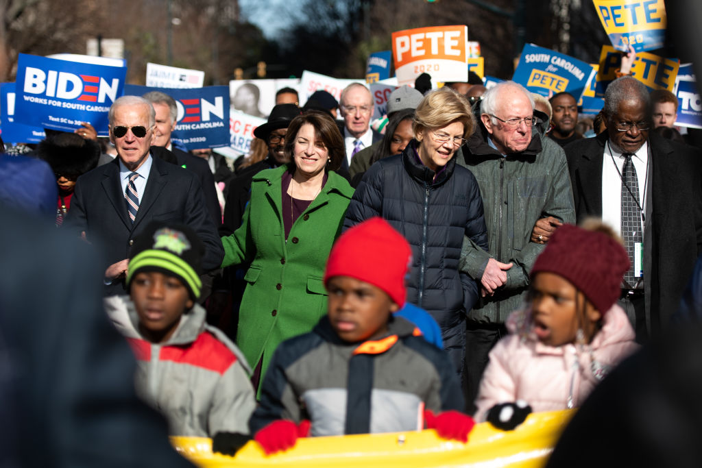 Democratic Presidential Candidates Attend MLK Rally At South Carolina Capitol Dome