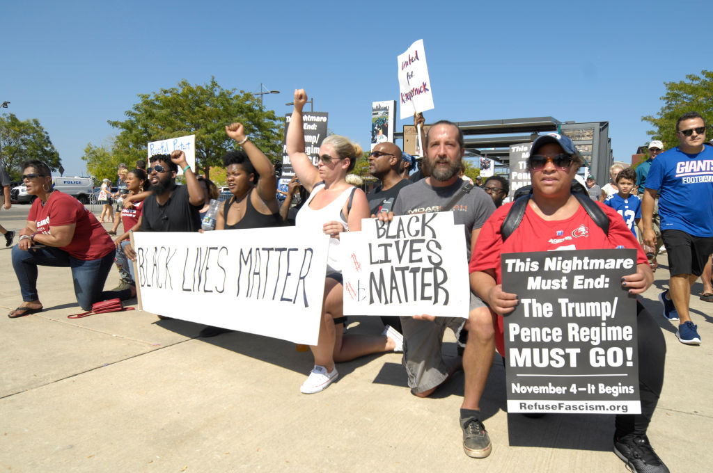 Kaepernick Protest at NFL Eagles Home Opener in Philadelphia