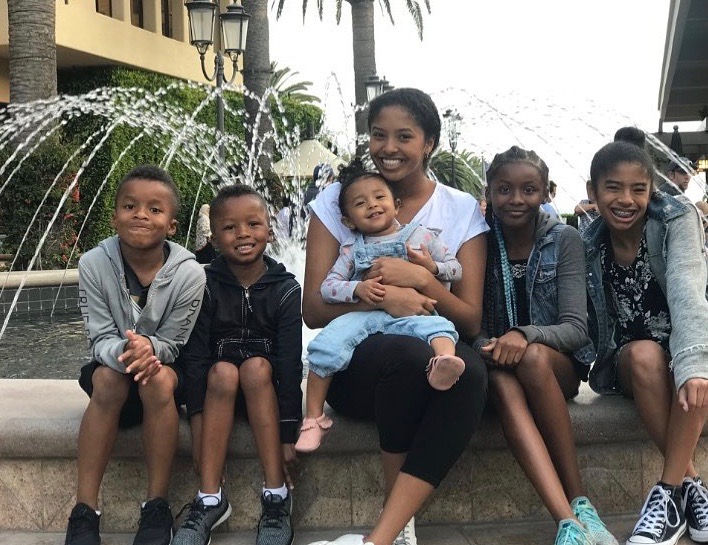 Shaya Tabb's children with their cousins, Gianna & Bianka