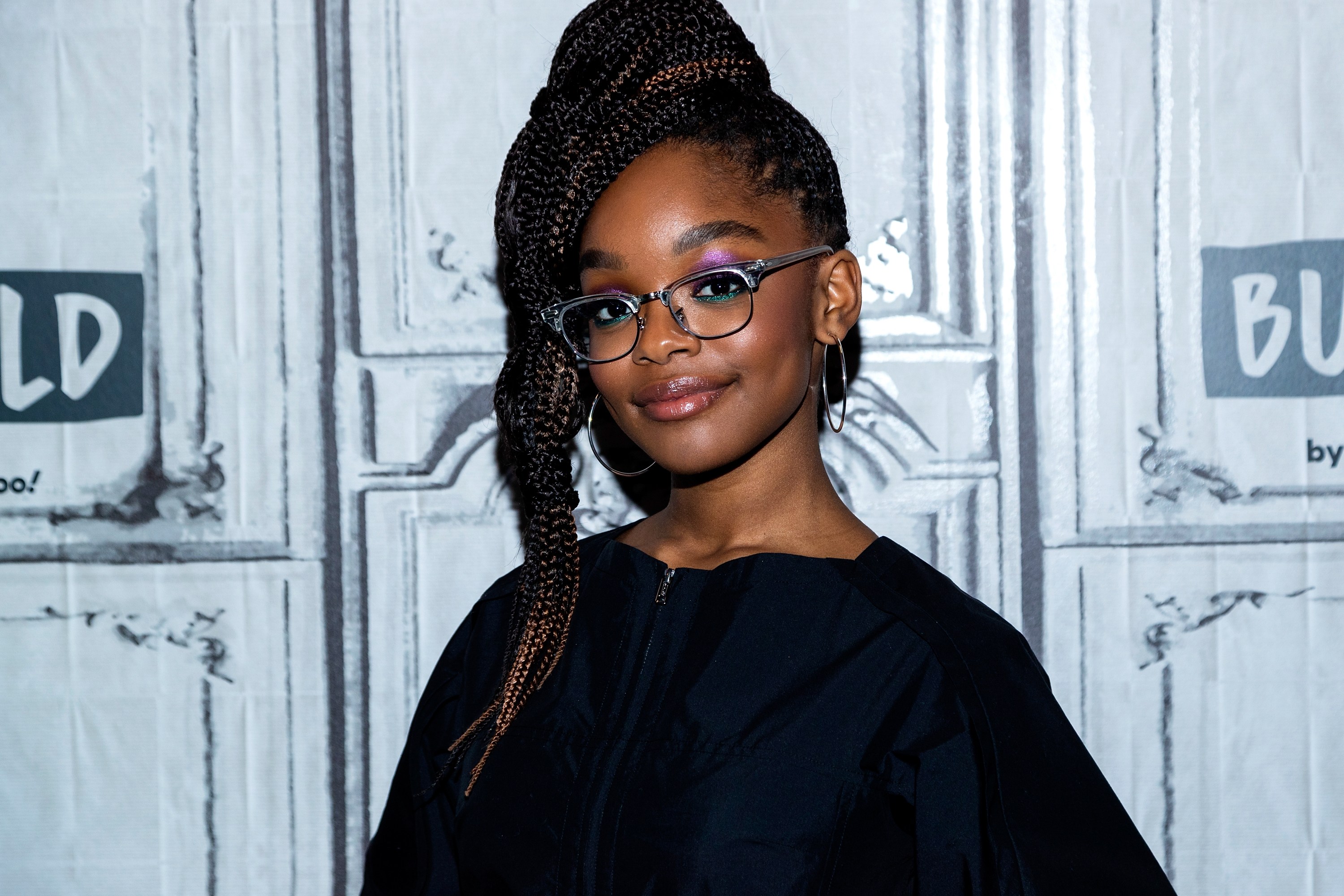 Marsai Martin inside for AOL Build Serie...