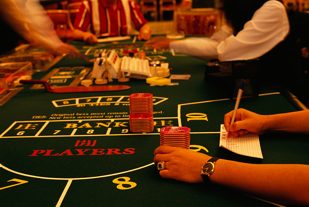 Placing Bet on Gambling Table
