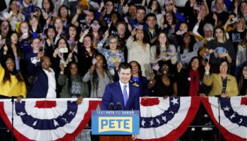 Pete Buttigieg Holds Watch Party Event On Night Of Iowa Caucus