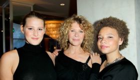 Mikaela Spielberg, with her mother and sister.
