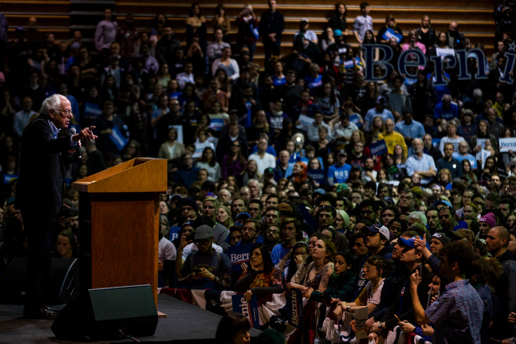 Bernie Sanders Holds Campaign Rally In Richmond, Virginia