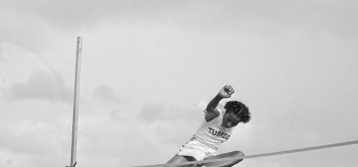 Alice Coachman Performing the High Jump