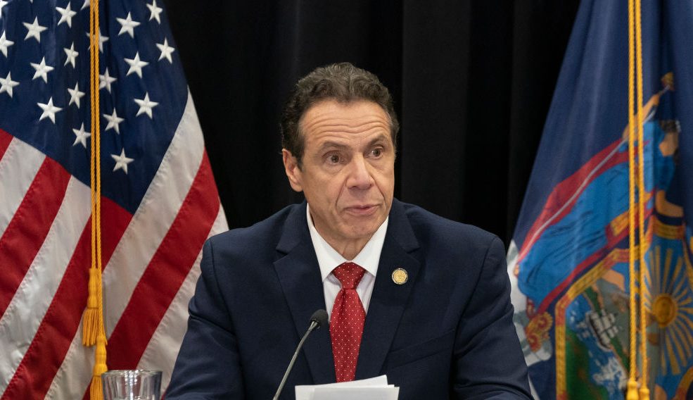 New York State Governor Andrew Cuomo briefing on updates on...