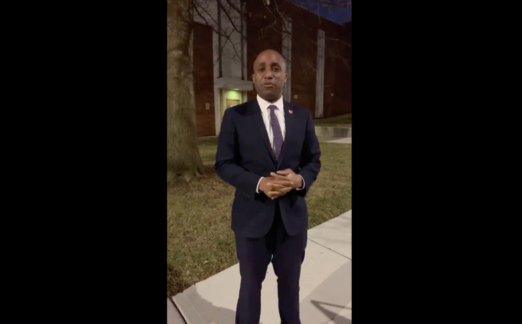 Kansas City, Missouri, Mayor Quinton Lucas primary voting video