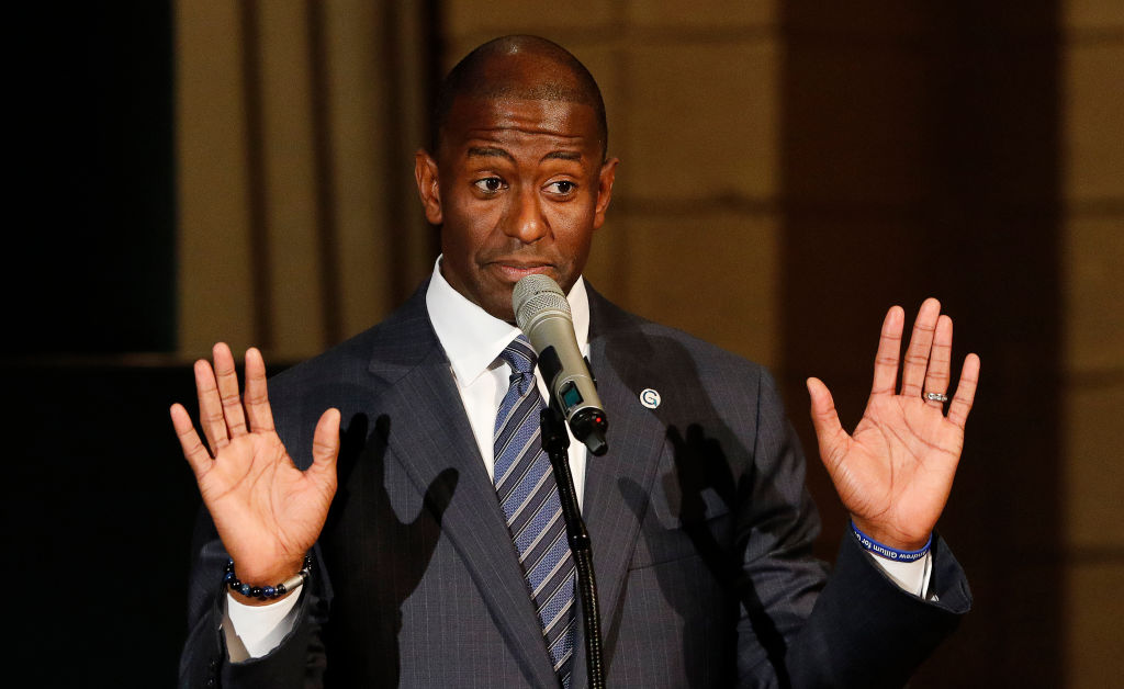 Andrew Gillum Attends Church Event To Advocate For Election Recount