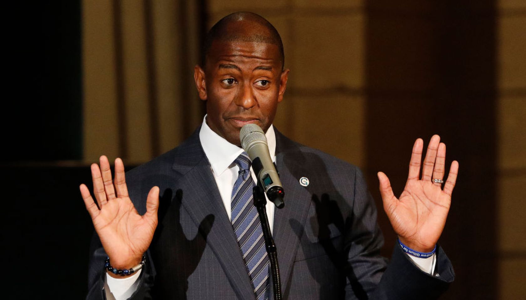 Andrew Gillum Attends Church Event To Advocate For Election Recount