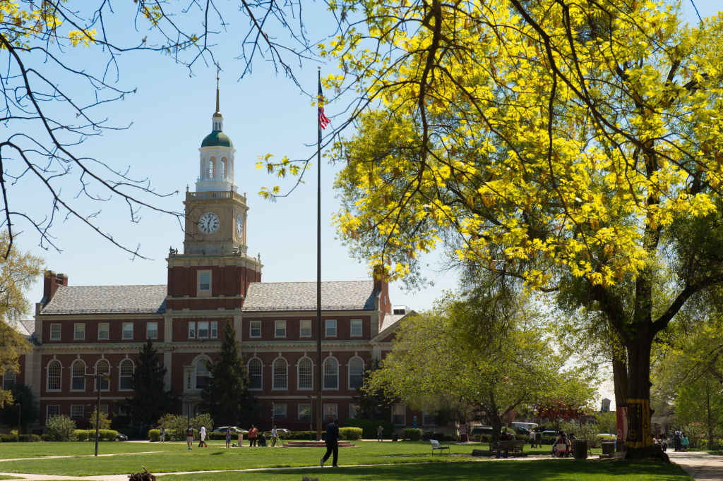 WASHINGTON, DC - APRIL 15: Howard University is a federally ch