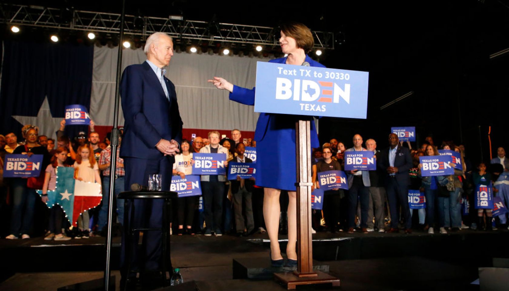 Presidential Candidate Joe Biden Campaigns In Texas Ahead Of Super Tuesday
