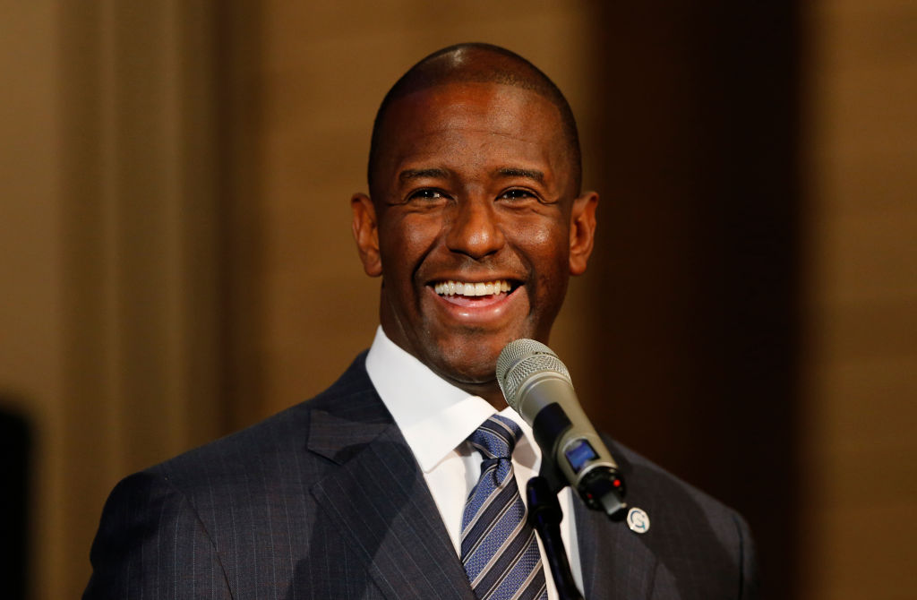 Andrew Gillum Attends Church Event To Advocate For Election Recount