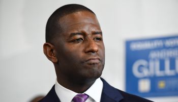 Andrew Gillum Joins LGBTQ Groups At Rally