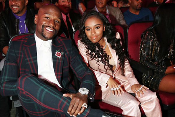 Iyanna Mayweather and Floyd Mayweather