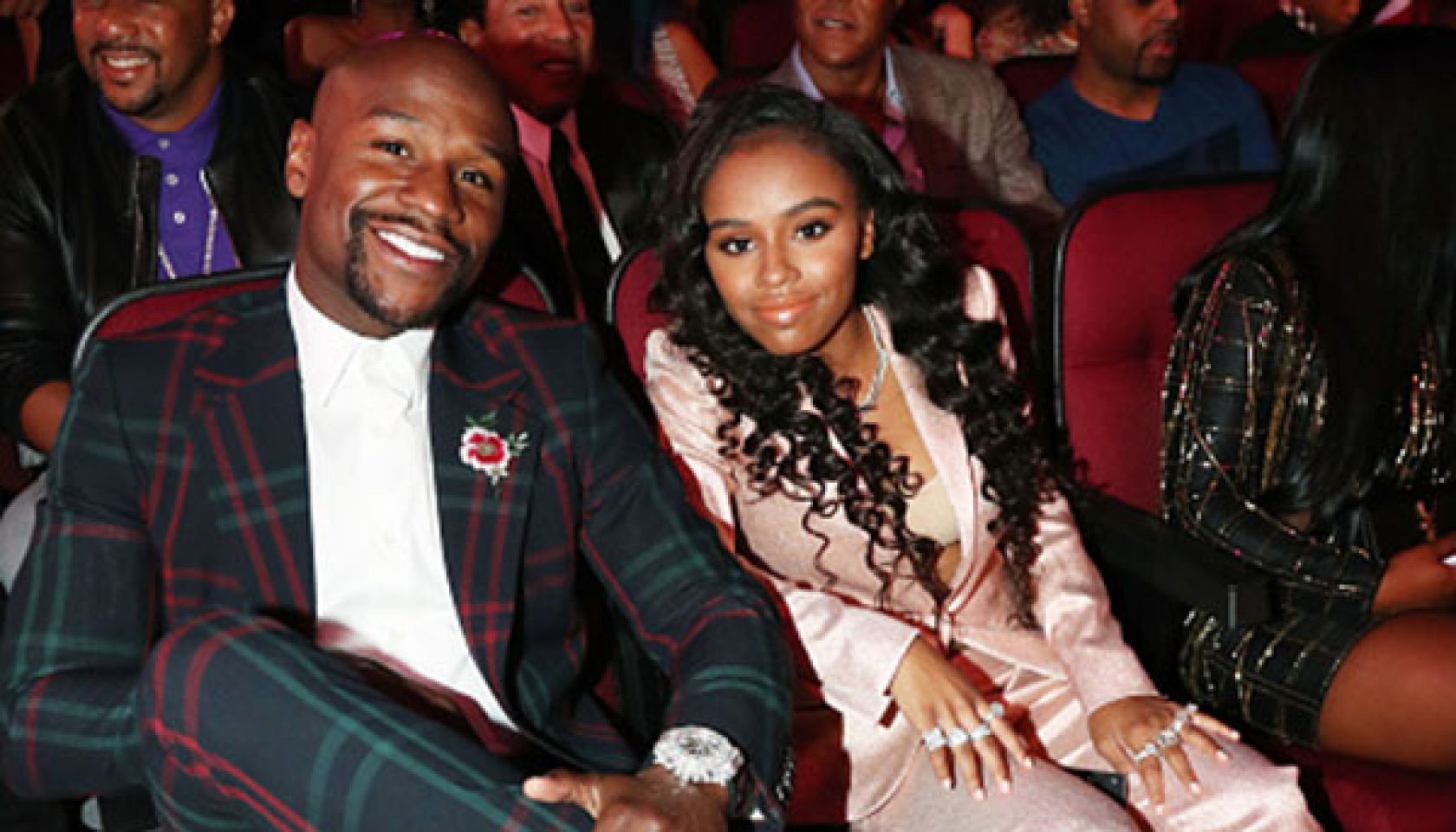 Iyanna Mayweather and Floyd Mayweather