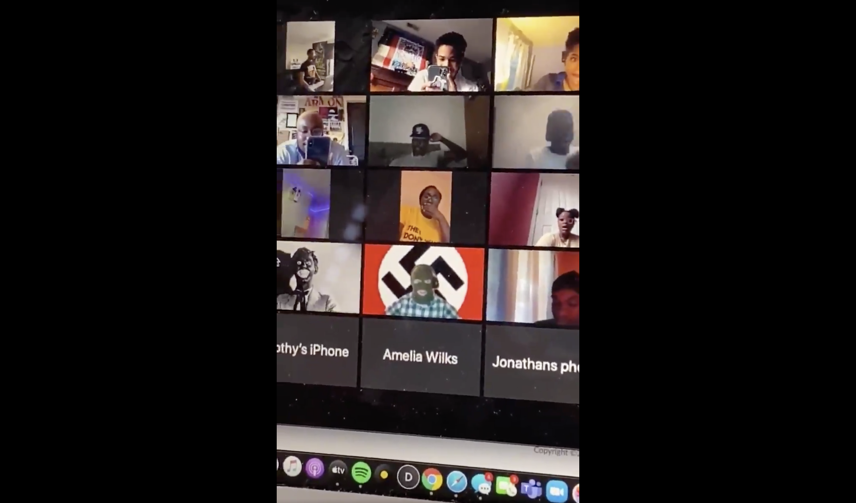 University of South Carolina racist zoombombing