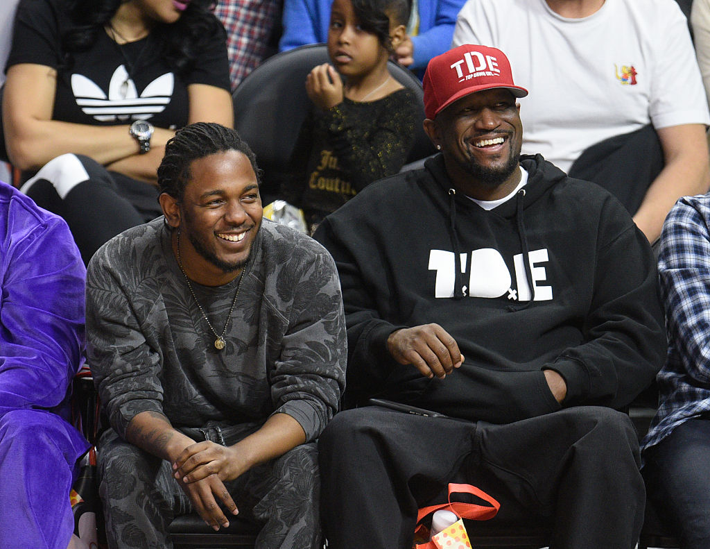 Celebrities At The Los Angeles Clippers Game