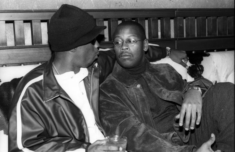 Andre Harrell Relaxes In A Nightclub