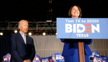 Presidential Candidate Joe Biden Campaigns In Texas Ahead Of Super Tuesday