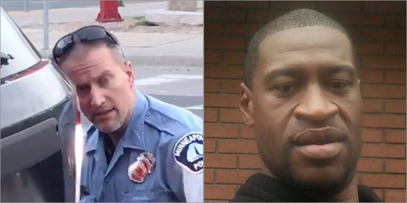 Derek Chauvin and George Floyd