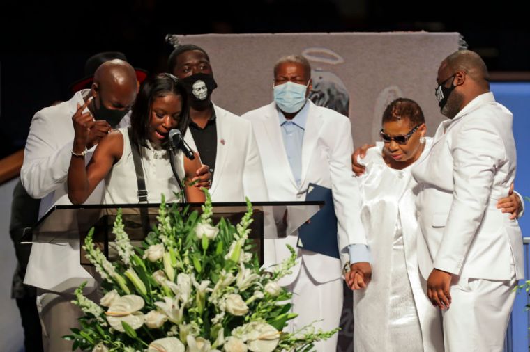 Brooke Williams, niece of George Floyd, speaks