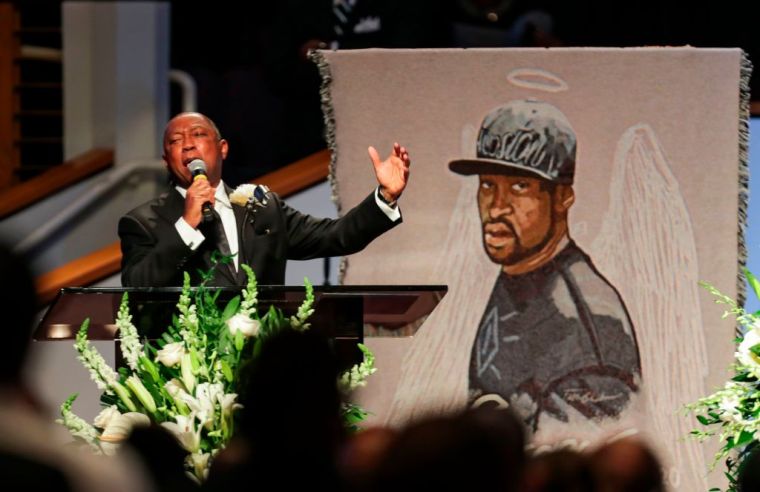 Houston Mayor Sylvester Turner speaks