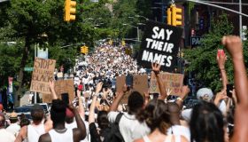 Protesters Gather In Brooklyn For Black Trans Lives Matter Rally