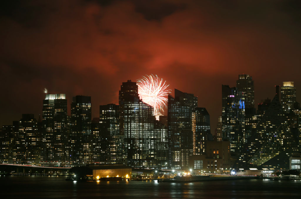 Fireworks in New York City