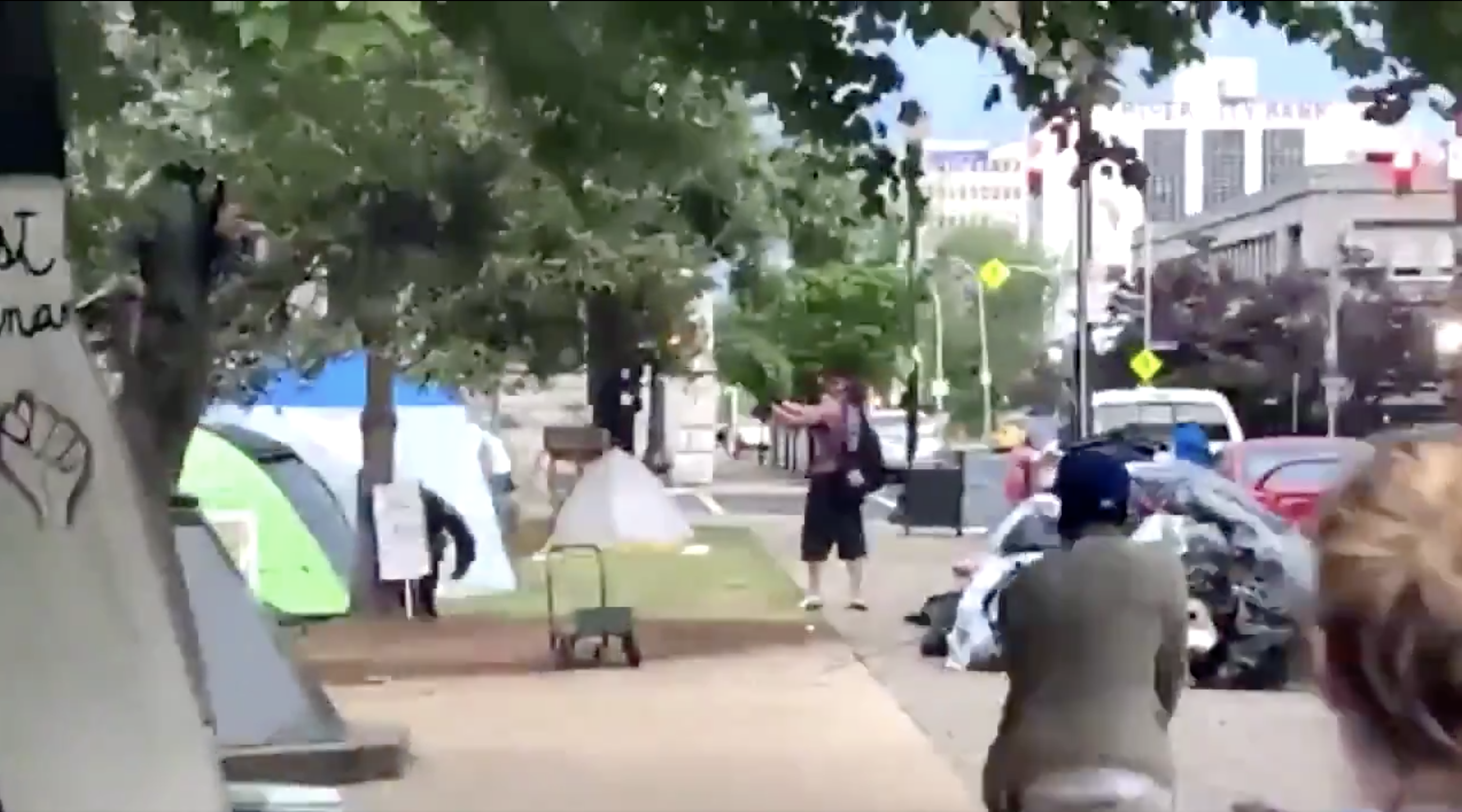 Jefferson Square Park shooting at Breonna Taylor protest