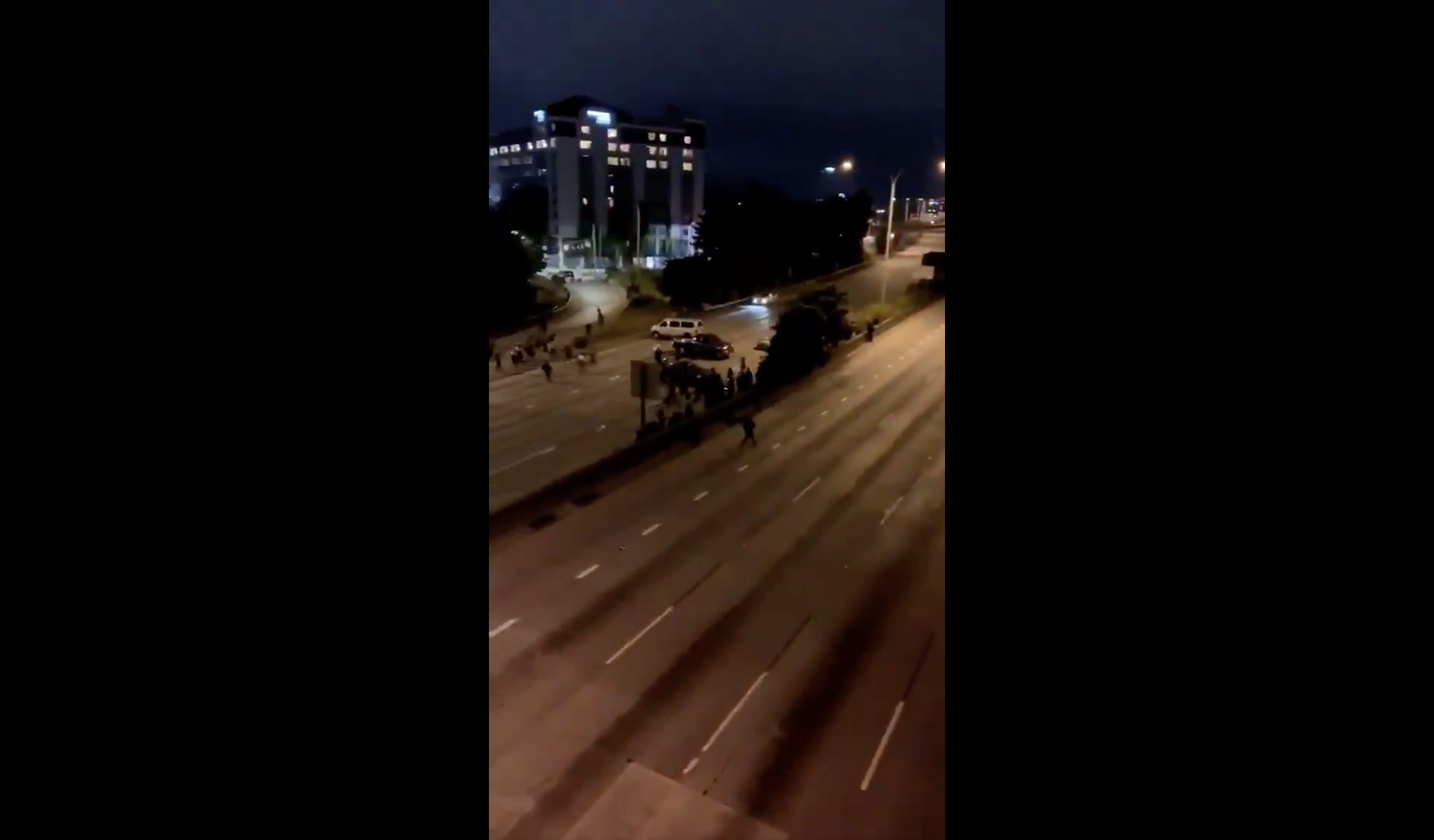 Seattle protest hit and run