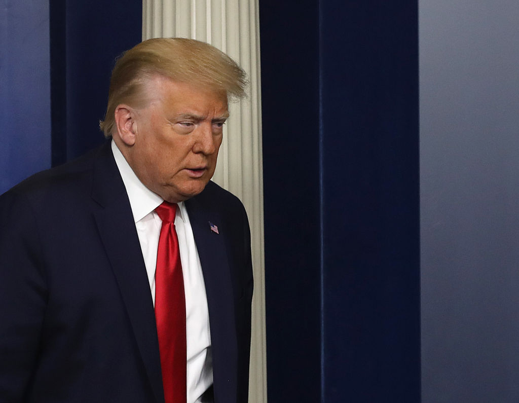 President Trump Holds Briefing At The White House