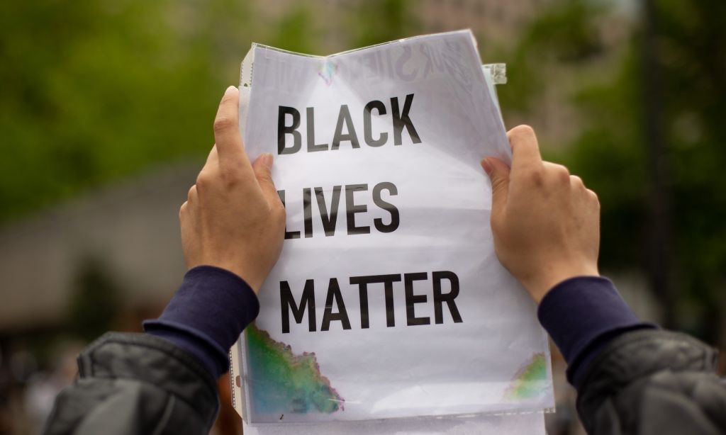 Black Livers Matter Protest Sign