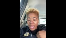 Black cop addressing Blue Lives Matter