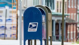 This United States Postal Service (USPS) mailbox is in...