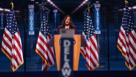 Vice Presidential Nominee Kamala Harris Addresses Virtual DNC From Delaware