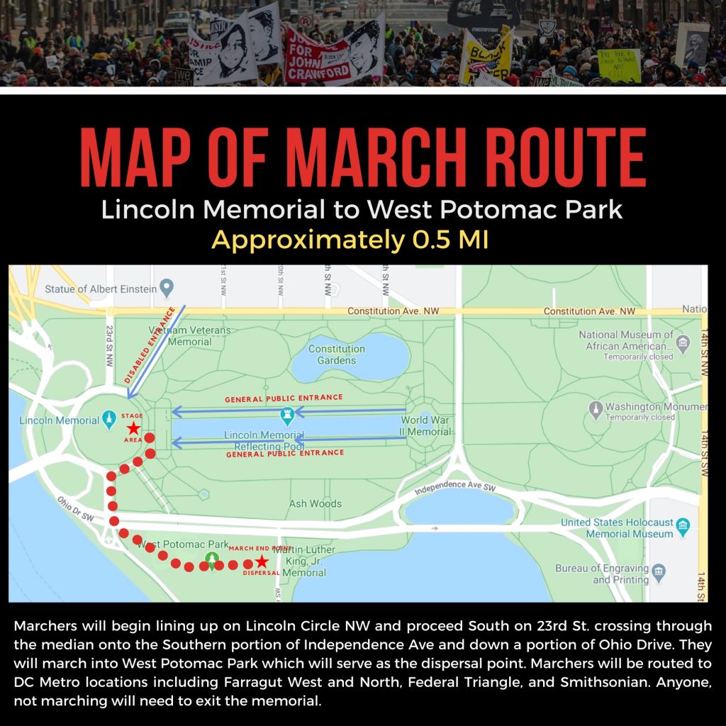 2020 March on Washington route