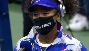 Naomi Osaka wearing Breonna Taylor mask at US Open 2020