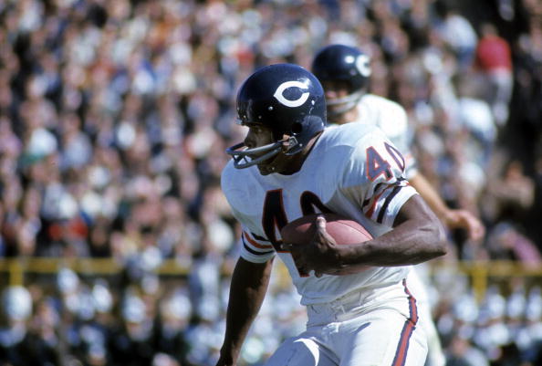 Gale Sayers, former Chicago Bears star and football legend, 77