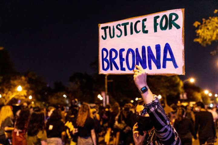 Protests Erupt Across U.S. After Charges In Death Of Breonna Taylor Are Announced